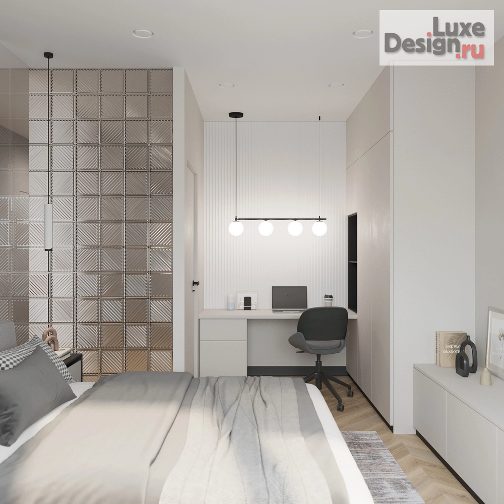 Дизайн интерьера двухкомнатной квартиры "ЖК Галактика" (фото 11)