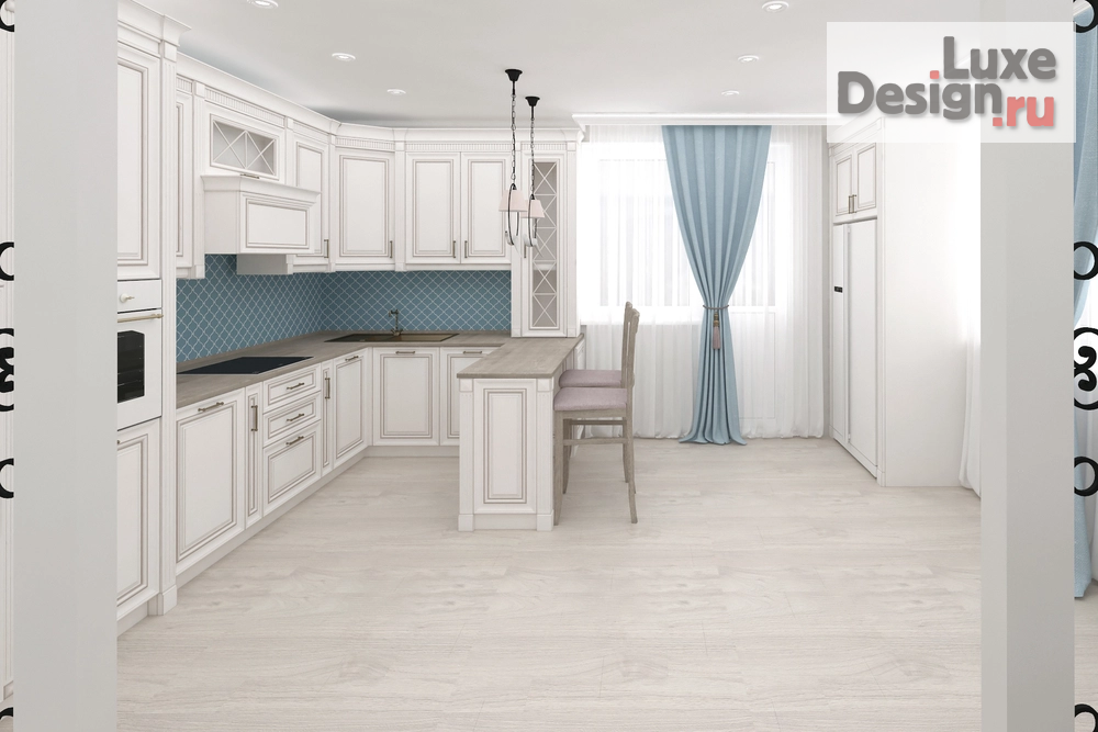 Дизайн интерьера загородного дома ""По волнам"" (фото 11)