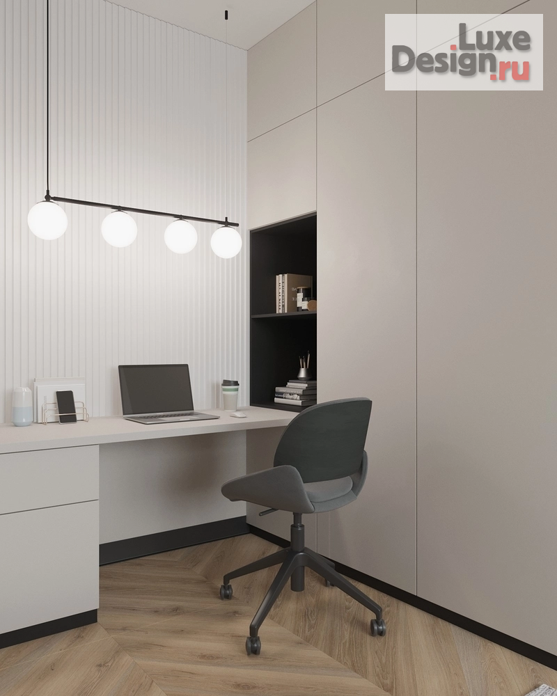 Дизайн интерьера двухкомнатной квартиры "ЖК Галактика" (фото 13)