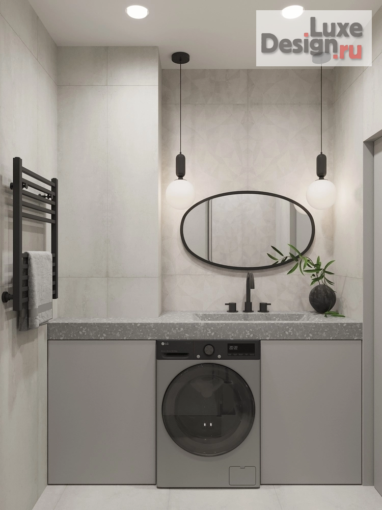 Дизайн интерьера двухкомнатной квартиры "ЖК Галактика" (фото 18)