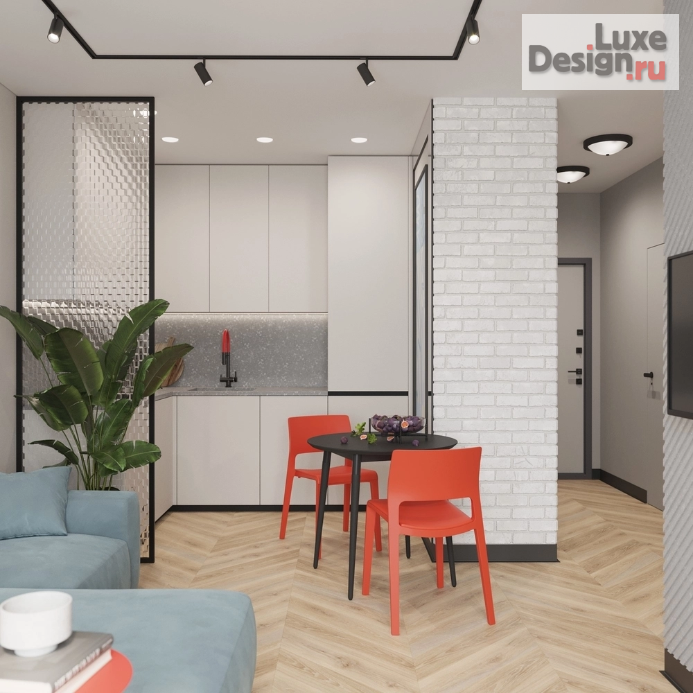 Дизайн интерьера двухкомнатной квартиры "ЖК Галактика" (фото 5)