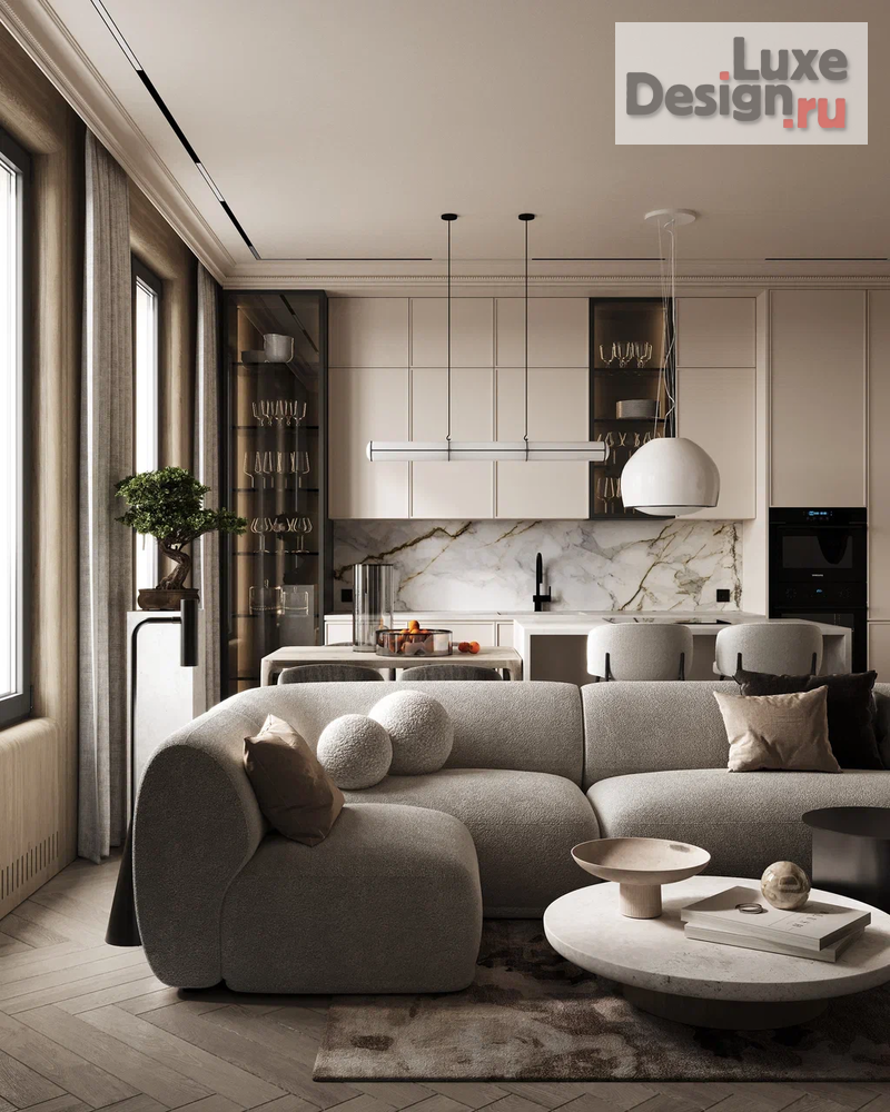 Дизайн интерьера квартиры "ЖК Левел" (фото 1)