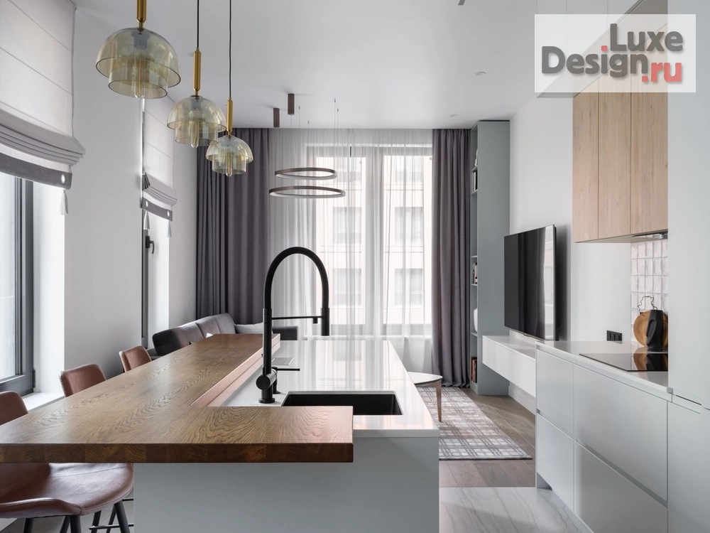 Дизайн интерьера четырехкомнатной квартиры "ЖК ЗИЛАРТ" (фото 3)