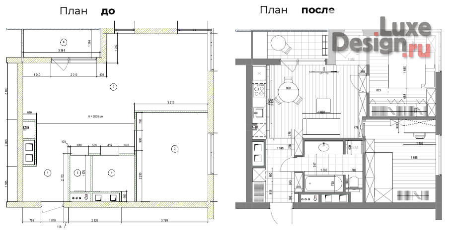 Дизайн интерьера трехкомнатной квартиры "ЖК Одинпарк" (фото 16)