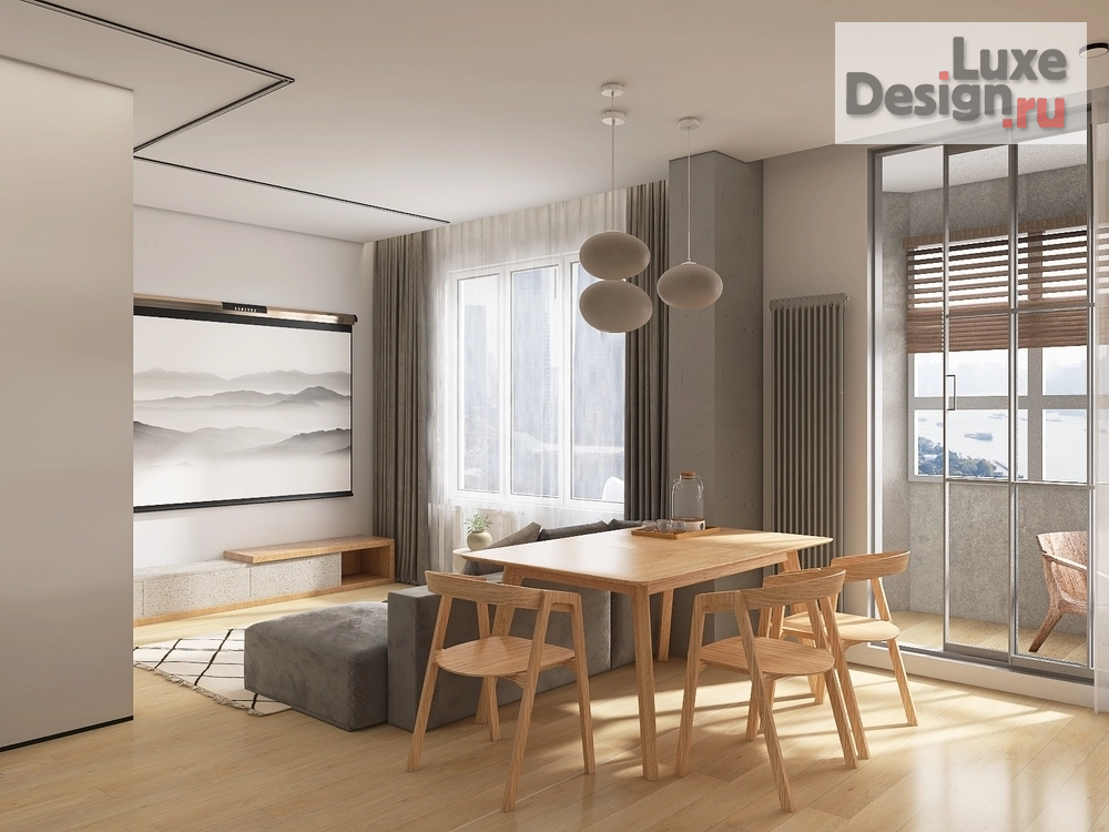 Дизайн интерьера двухкомнатной квартиры "Проект двухкомнатной квартиры" (фото 3)