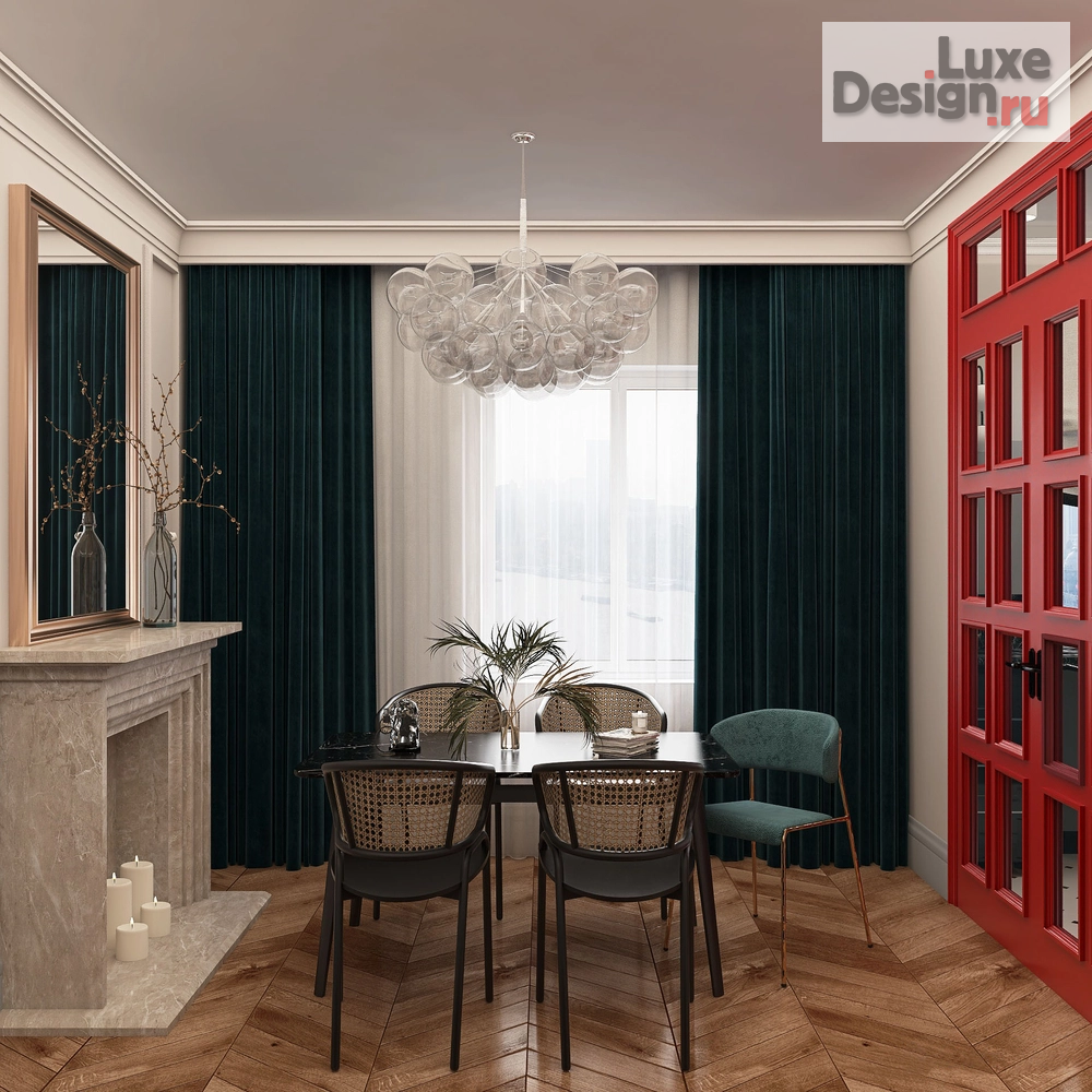 Дизайн интерьера трехкомнатной квартиры "Проект трехкомнатной квартиры" (фото 15)