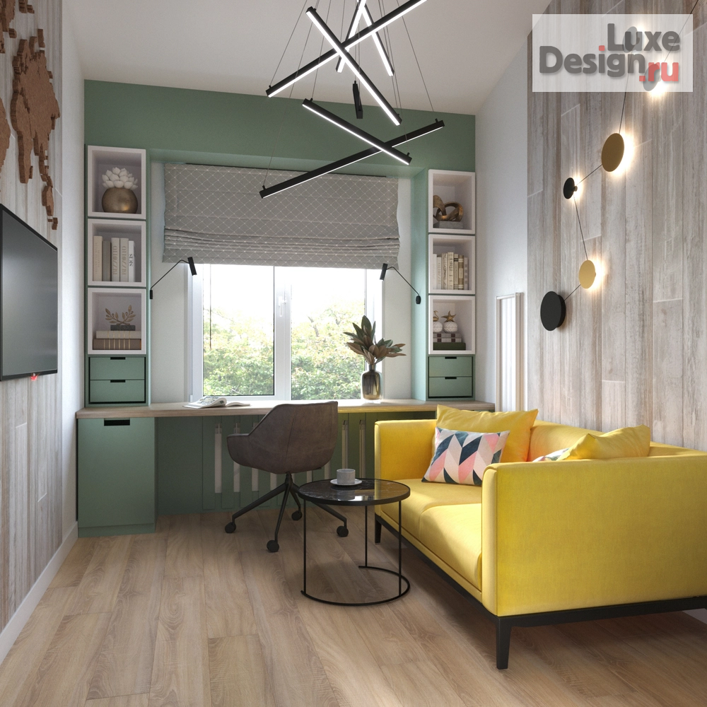 Дизайн интерьера четырехкомнатной квартиры "ЖК ОПАЛИХА" (фото 6)