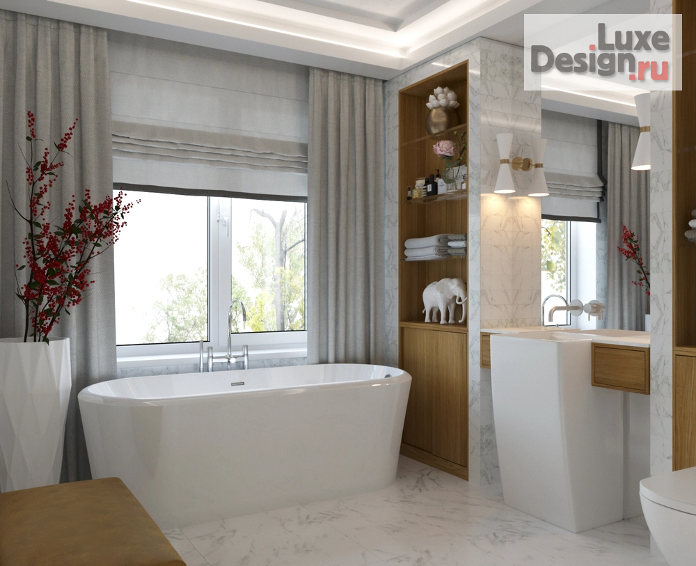 Дизайн интерьера четырехкомнатной квартиры "ЖК ОПАЛИХА" (фото 2)