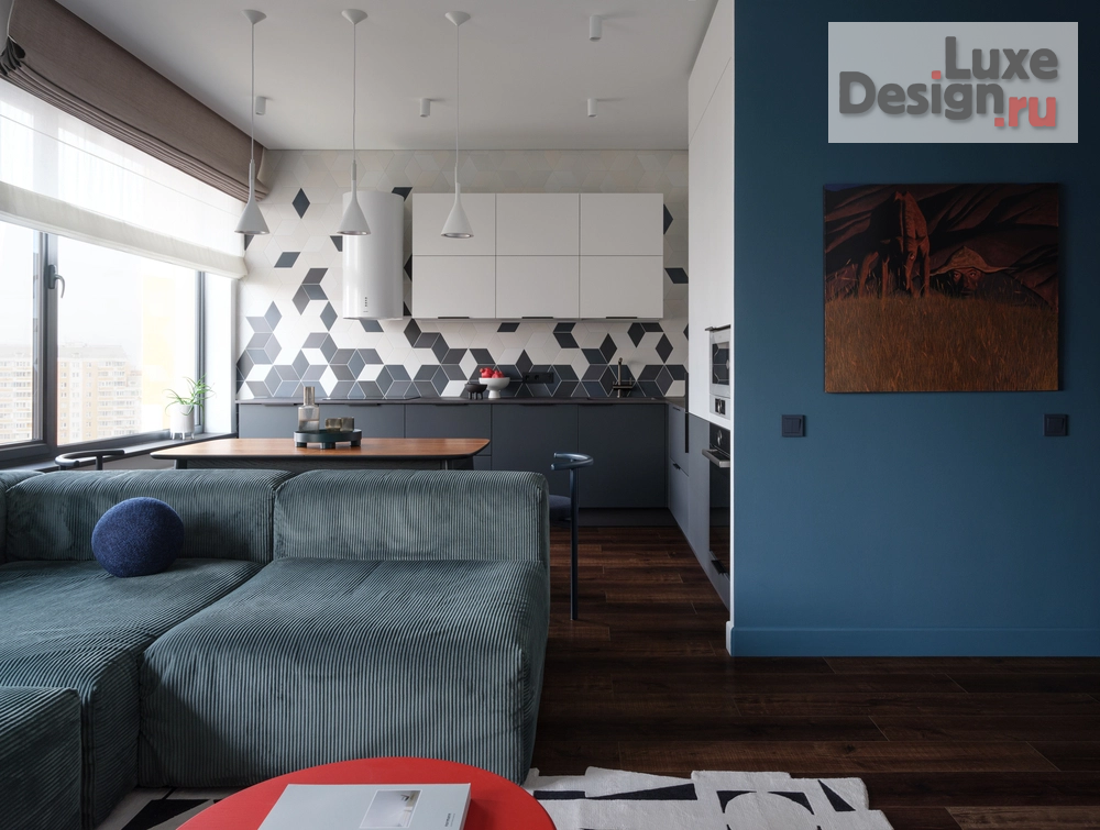 Дизайн интерьера четырехкомнатной квартиры "Вид на гору Фудзи" (фото 4)