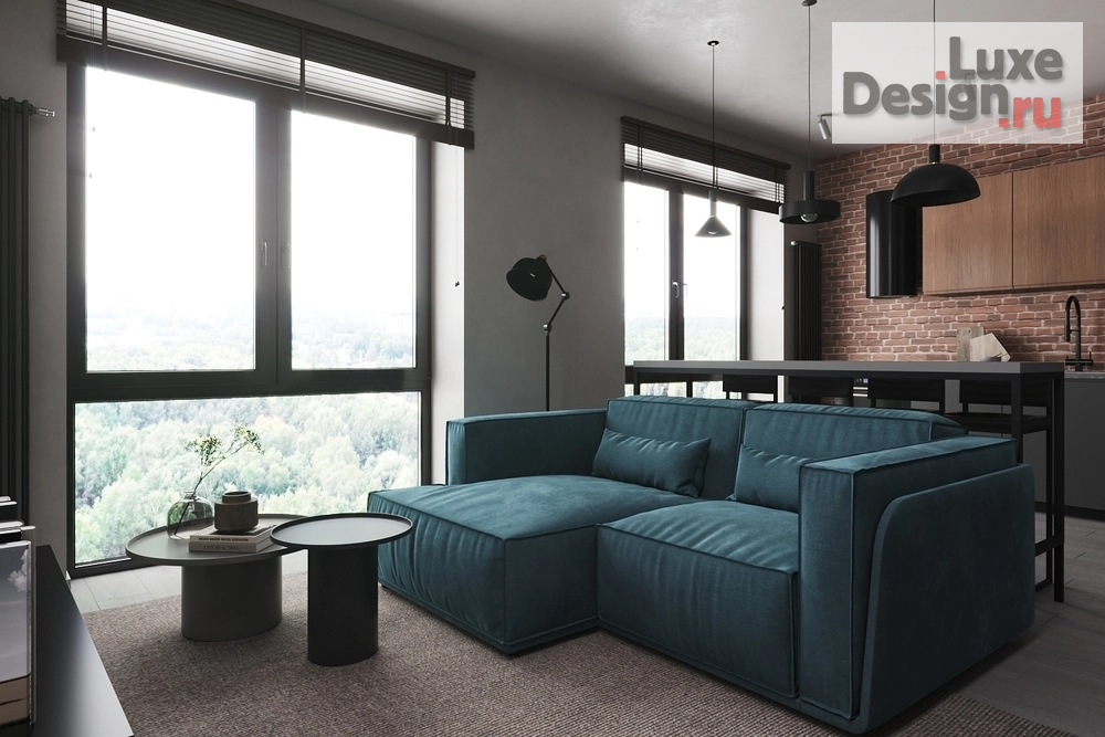 Дизайн интерьера однокомнатной квартиры "ЖК Discovery" (фото 10)