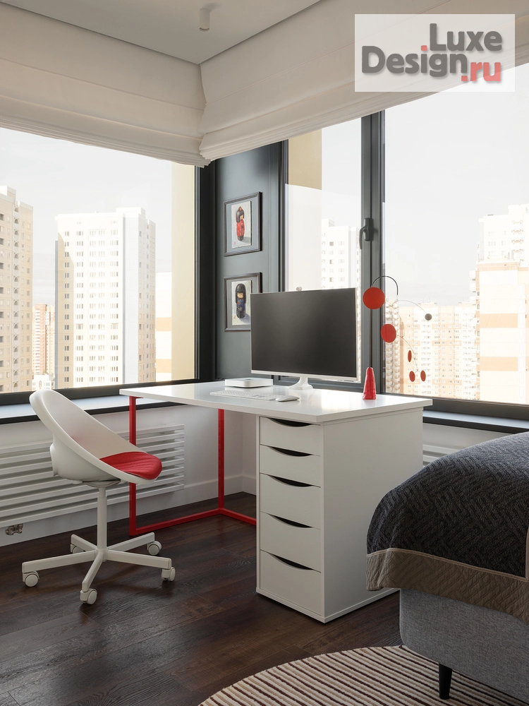 Дизайн интерьера четырехкомнатной квартиры "Вид на гору Фудзи" (фото 18)