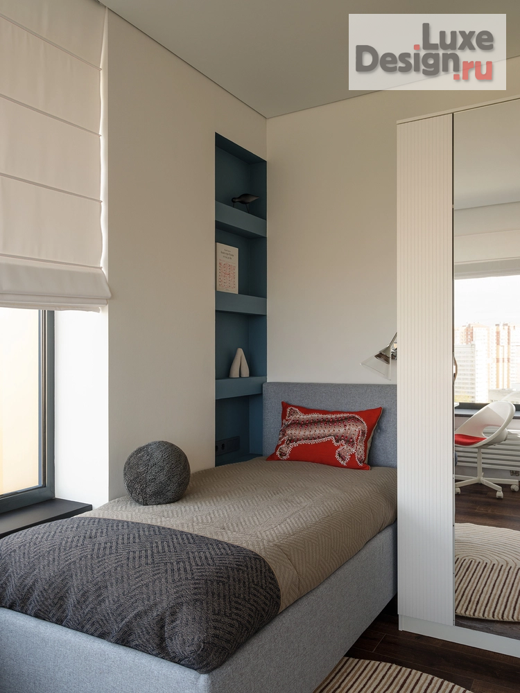 Дизайн интерьера четырехкомнатной квартиры "Вид на гору Фудзи" (фото 21)