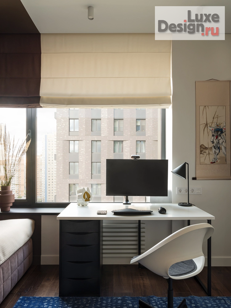 Дизайн интерьера четырехкомнатной квартиры "Вид на гору Фудзи" (фото 23)