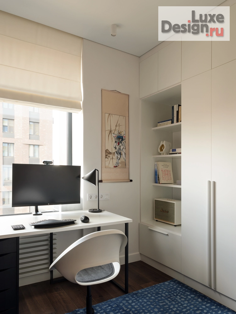 Дизайн интерьера четырехкомнатной квартиры "Вид на гору Фудзи" (фото 24)