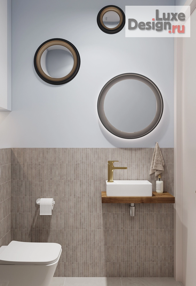 Дизайн интерьера гостиной "Домодедово" (фото 2)