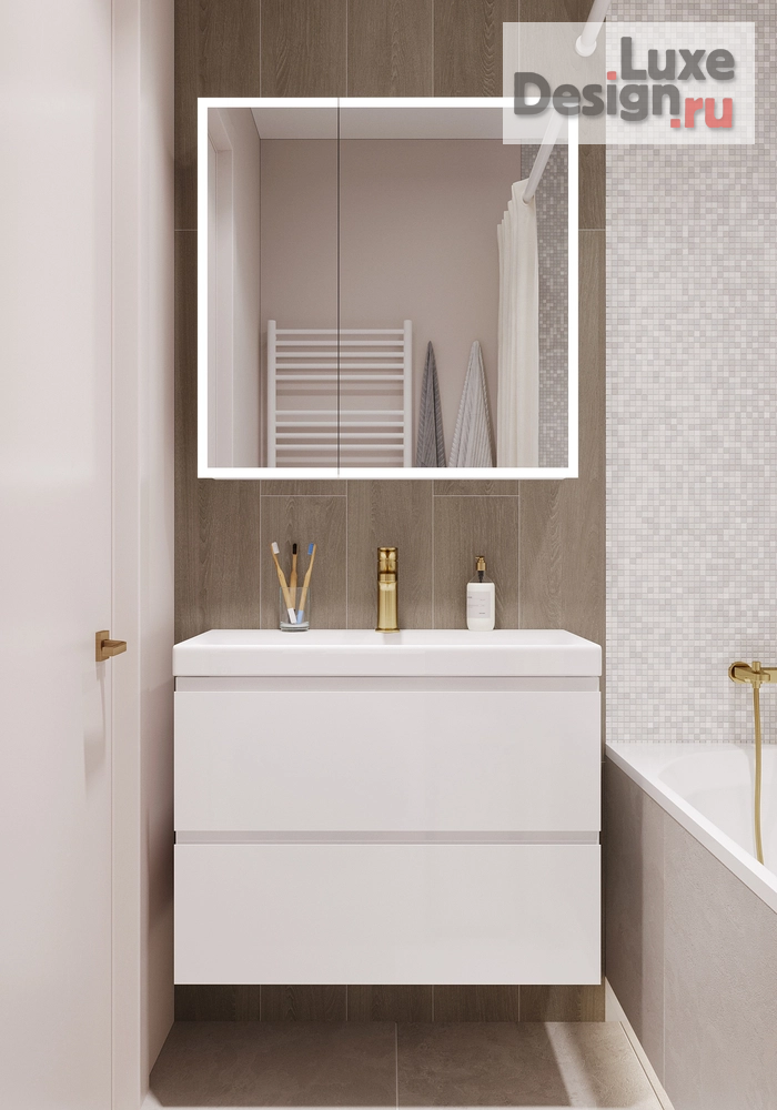 Дизайн интерьера гостиной "Домодедово" (фото 3)