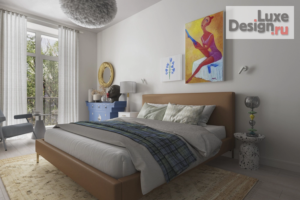 Дизайн интерьера трехкомнатной квартиры "Сталинка в Москве" (фото 7)