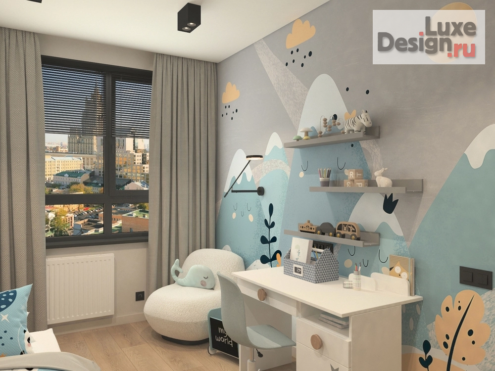 Дизайн интерьера трехкомнатной квартиры "Трехкомнатная квартира" (фото 6)