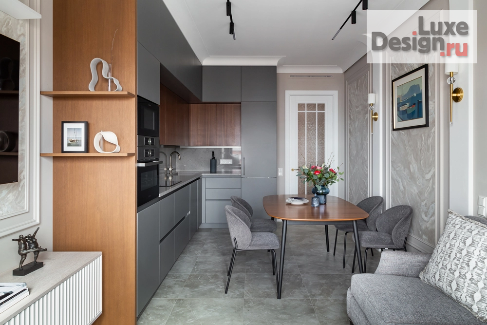 Дизайн интерьера четырехкомнатной квартиры "Квартира для большой семьи в ЖК " Царская площадь"" (фото 3) от дизайнера Марковская Ирина Александровна Дизайн интерьера четырехкомнатной квартиры "Квартира для большой семьи в ЖК " Царская площадь"" (фото 3)