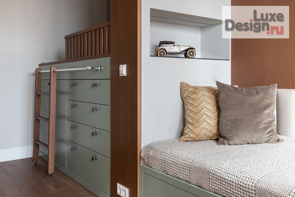 Дизайн интерьера четырехкомнатной квартиры "Квартира для большой семьи в ЖК " Царская площадь"" (фото 17) от дизайнера Марковская Ирина Александровна Дизайн интерьера четырехкомнатной квартиры "Квартира для большой семьи в ЖК " Царская площадь"" (фото 17)