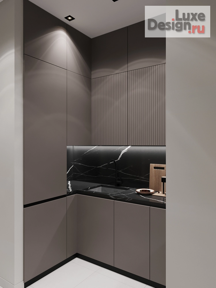 Дизайн интерьера трехкомнатной квартиры "Дизайн проект квартиры в ЖК Кристал" (фото 8)