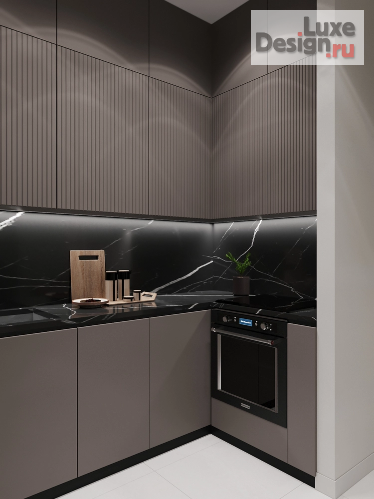 Дизайн интерьера трехкомнатной квартиры "Дизайн проект квартиры в ЖК Кристал" (фото 9)