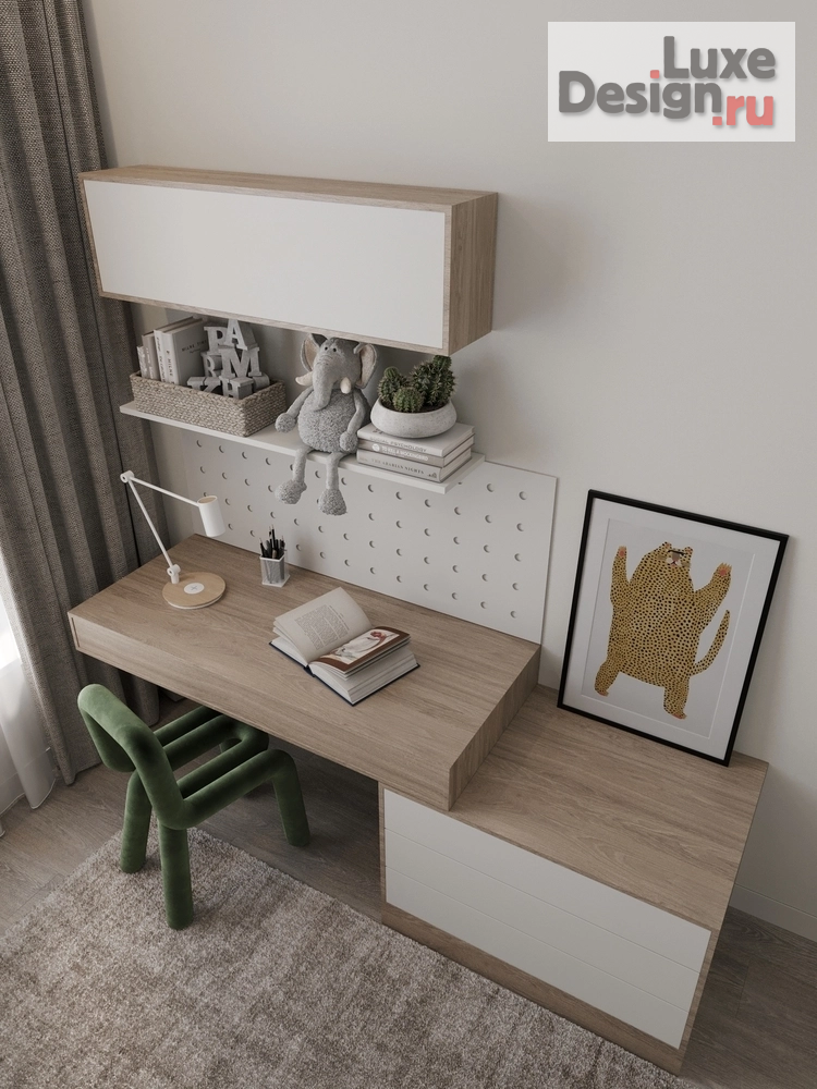 Дизайн интерьера трехкомнатной квартиры "Дизайн проект квартиры в ЖК Кристал" (фото 15)