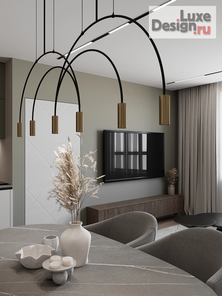 Дизайн интерьера трехкомнатной квартиры "Москва, квартира для большой семьи" (фото 3)