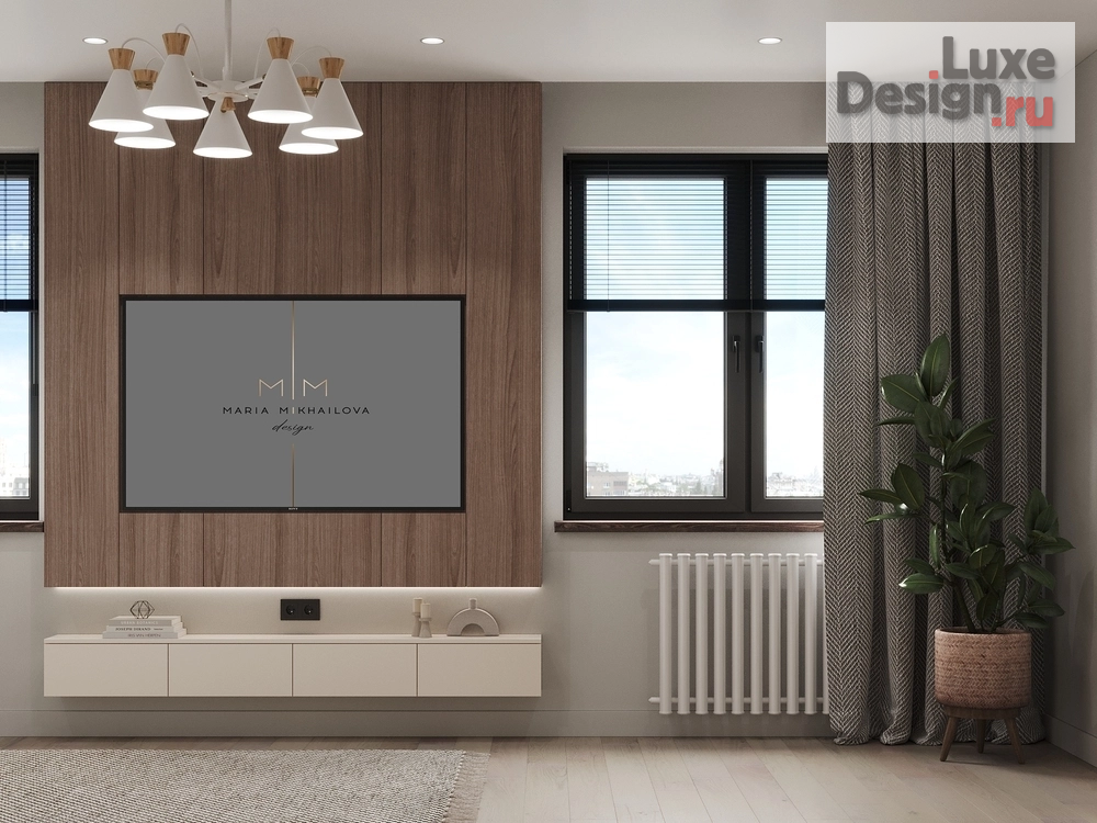 Дизайн интерьера трехкомнатной квартиры "Сканди" (фото 18)