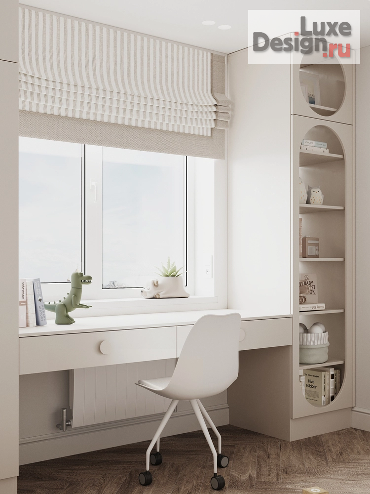 Дизайн интерьера трехкомнатной квартиры "Роскошная неоклассика" (фото 28)