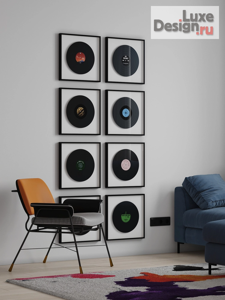 Дизайн интерьера двухкомнатной квартиры "Темный интерьер для девушки " (фото 16)