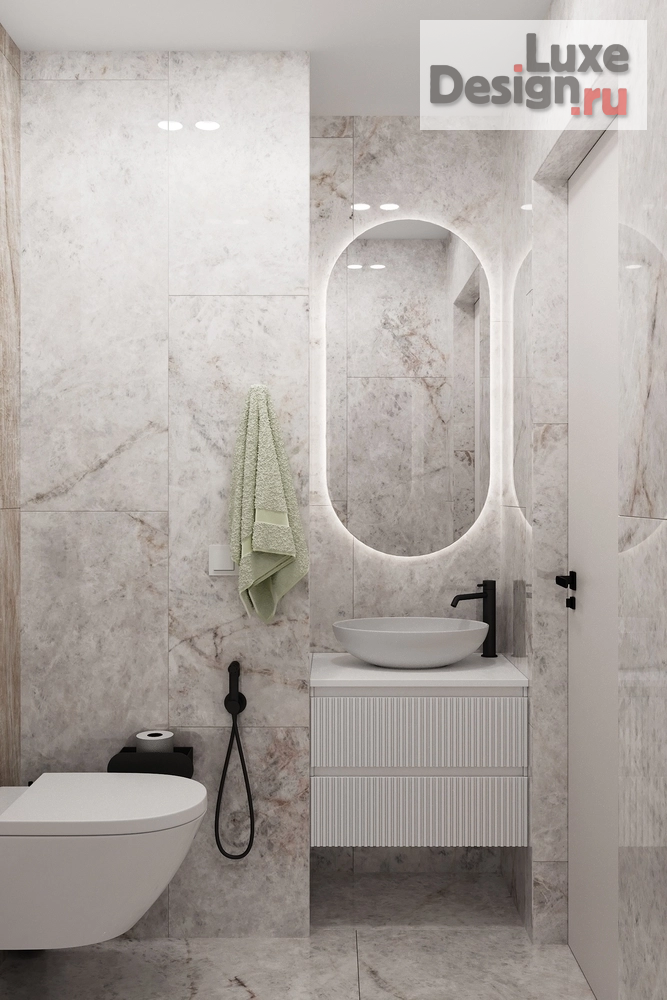 Дизайн интерьера трехкомнатной квартиры "Роскошная неоклассика" (фото 32)