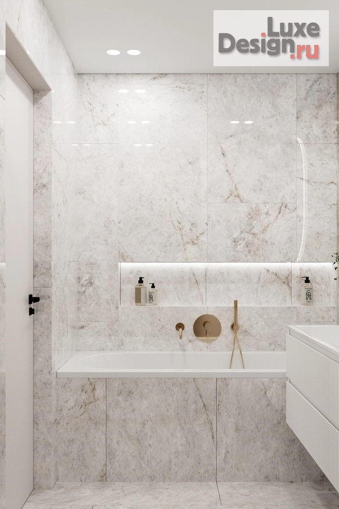 Дизайн интерьера трехкомнатной квартиры "Роскошная неоклассика" (фото 35)