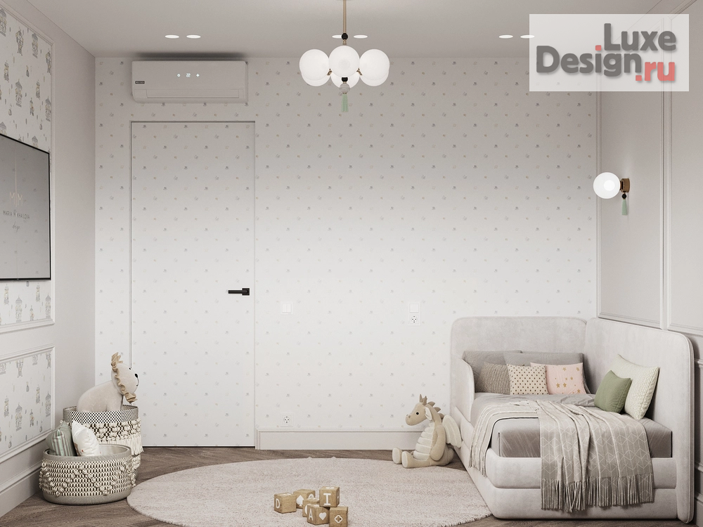 Дизайн интерьера трехкомнатной квартиры "Роскошная неоклассика" (фото 24)