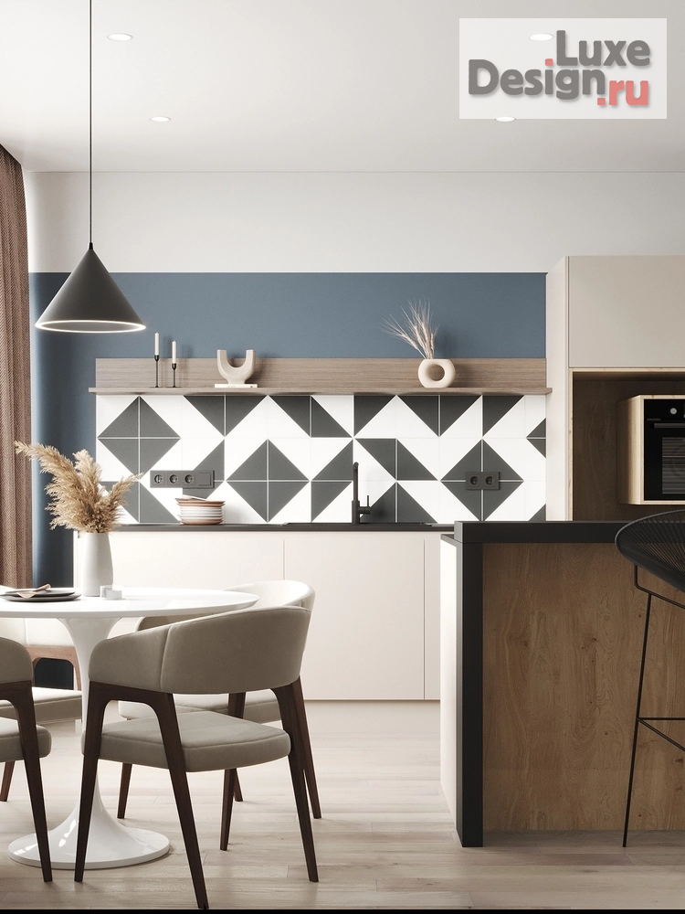 Дизайн интерьера трехкомнатной квартиры "Сканди" (фото 9)