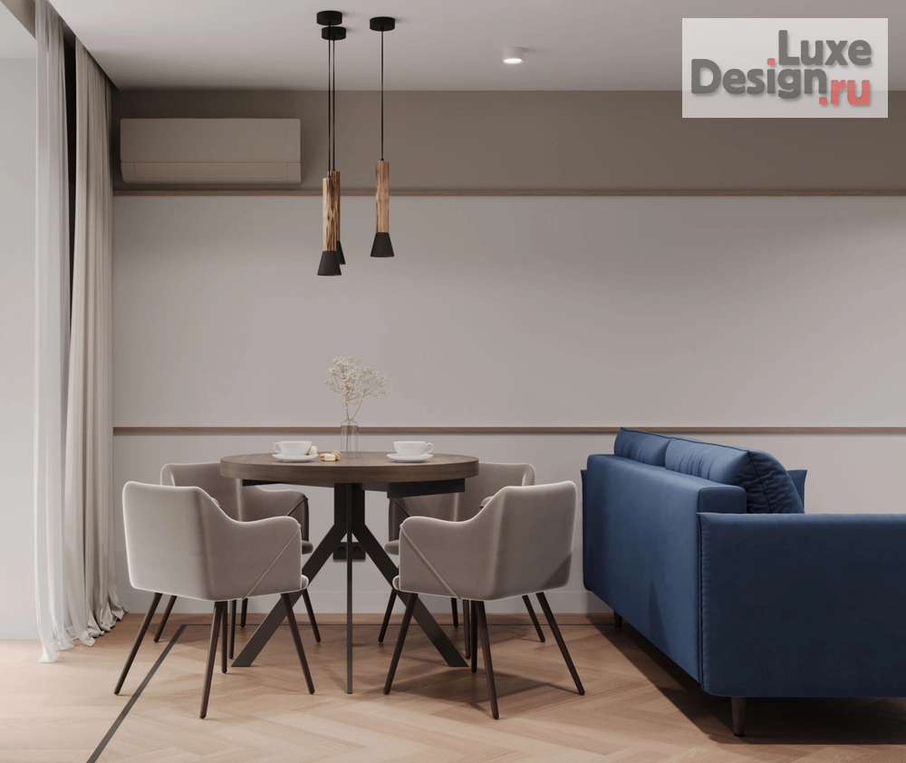 Дизайн интерьера трехкомнатной квартиры "Современный интерьер" (фото 8)