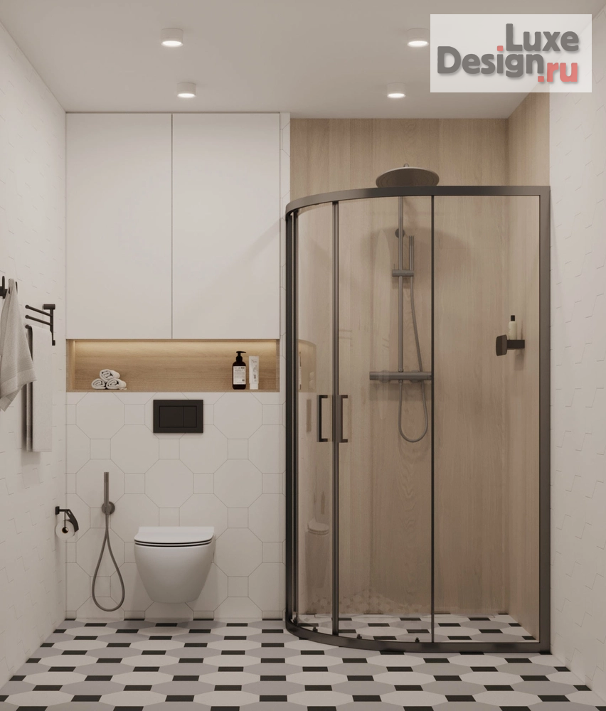 Дизайн интерьера трехкомнатной квартиры "Современный интерьер" (фото 32)