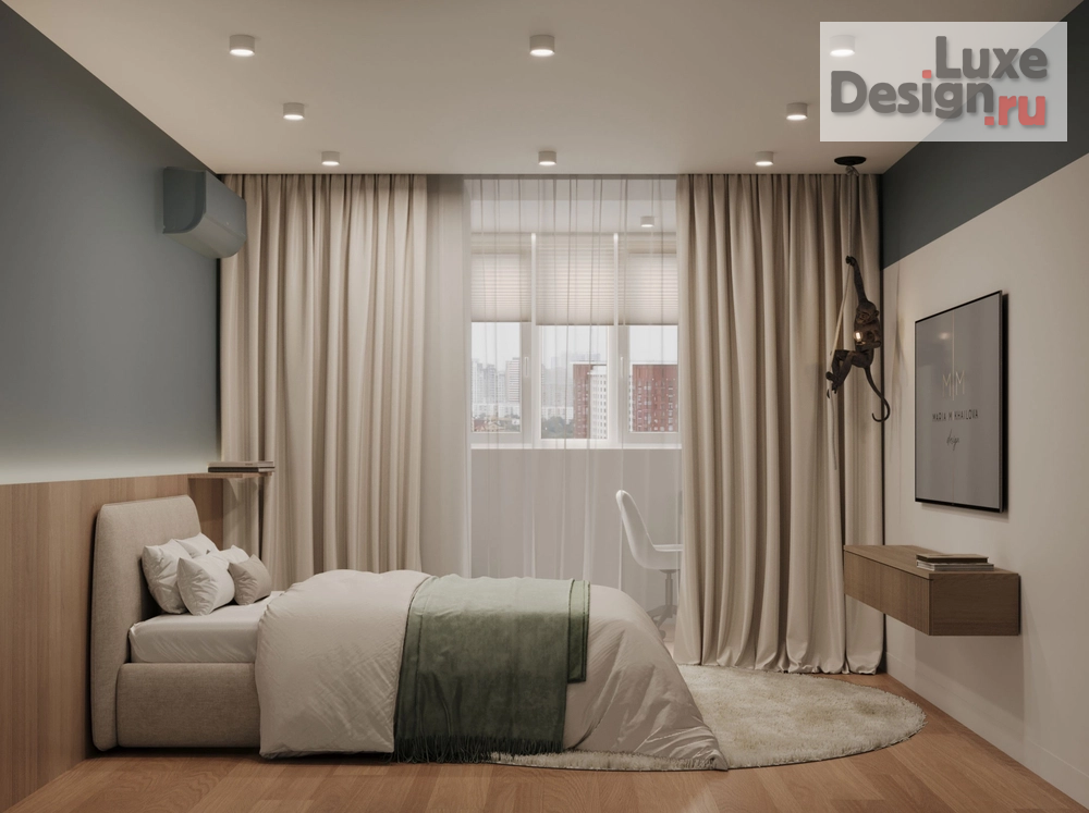 Дизайн интерьера трехкомнатной квартиры "Современный интерьер" (фото 41)