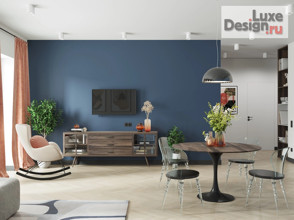 Дизайн интерьера частного дома "Яркий интерьер частного дома" (фото 4)