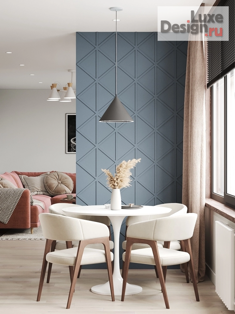 Дизайн интерьера трехкомнатной квартиры "Сканди" (фото 6)