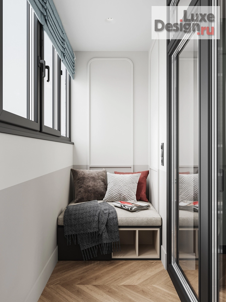 Дизайн интерьера двухкомнатной квартиры "Современный стиль с элементами неоклассики" (фото 2) от дизайнера Студия дизайна интерьера Марии Михайловой Дизайн интерьера двухкомнатной квартиры "Современный стиль с элементами неоклассики" (фото 2)