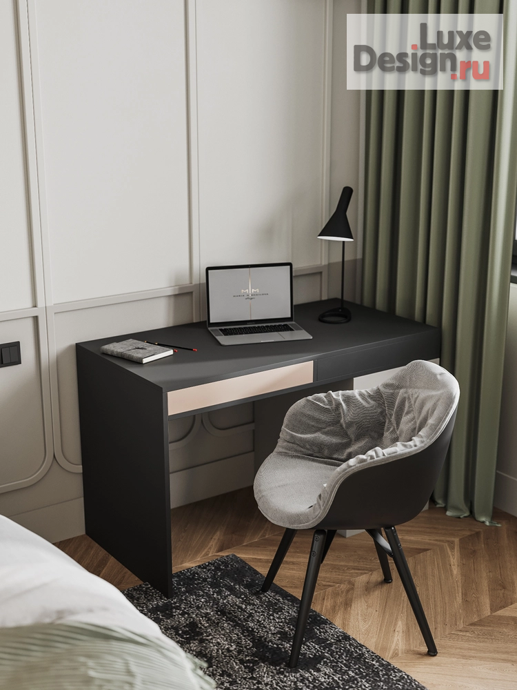 Дизайн интерьера двухкомнатной квартиры "Современный стиль с элементами неоклассики" (фото 15) от дизайнера Студия дизайна интерьера Марии Михайловой Дизайн интерьера двухкомнатной квартиры "Современный стиль с элементами неоклассики" (фото 15)