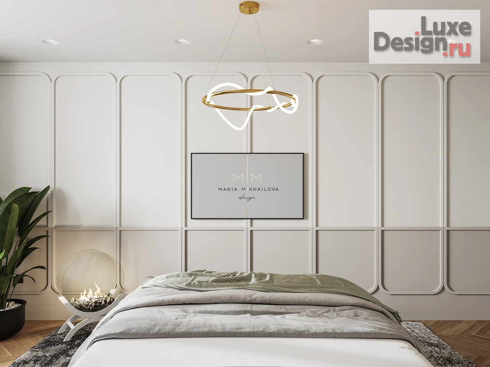 Дизайн интерьера двухкомнатной квартиры "Современный стиль с элементами неоклассики" (фото 17) от дизайнера Студия дизайна интерьера Марии Михайловой Дизайн интерьера двухкомнатной квартиры "Современный стиль с элементами неоклассики" (фото 17)