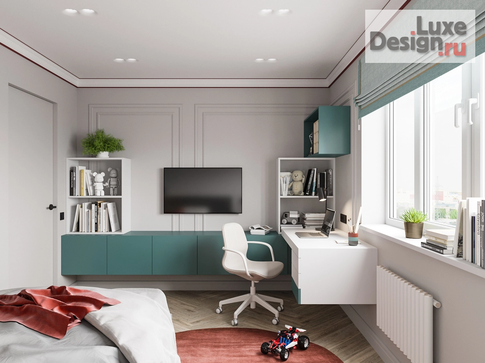 Дизайн интерьера четырехкомнатной квартиры "Проект объединения двух квартир" (фото 32) от дизайнера Студия дизайна интерьера Марии Михайловой Дизайн интерьера четырехкомнатной квартиры "Проект объединения двух квартир" (фото 32)