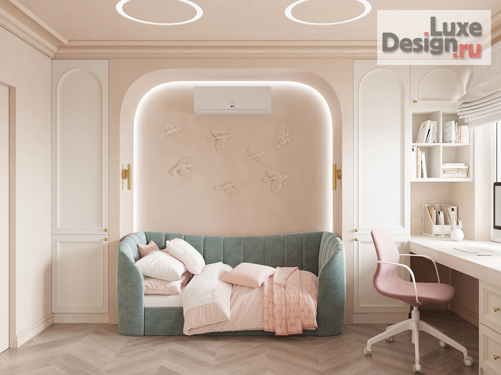 Дизайн интерьера трехкомнатной квартиры "Элегантная квартира в стиле неоклассика" (фото 18)