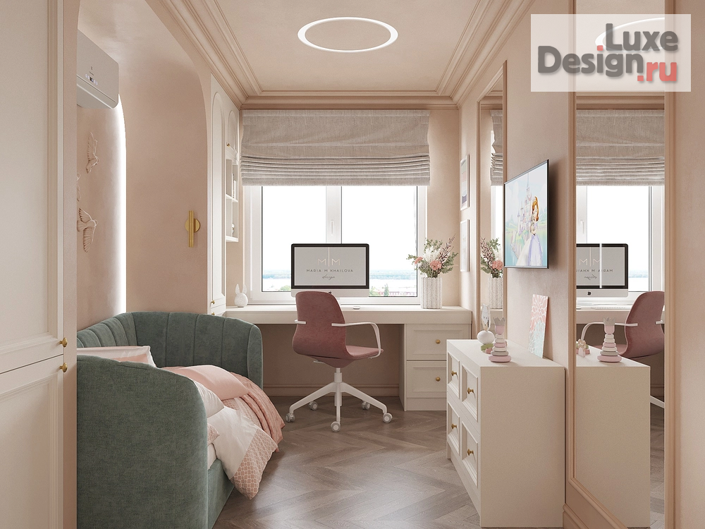 Дизайн интерьера трехкомнатной квартиры "Элегантная квартира в стиле неоклассика" (фото 17)