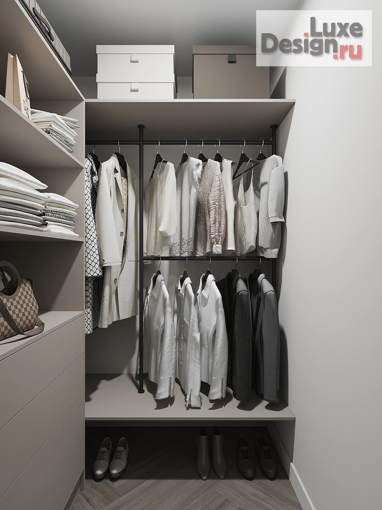 Дизайн интерьера двухкомнатной квартиры "Светлый интерьер" (фото 36)