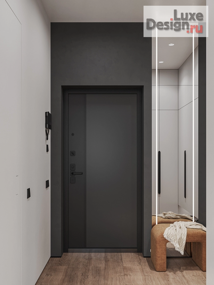 Дизайн интерьера однокомнатной квартиры "Брутальный уют" (фото 24)