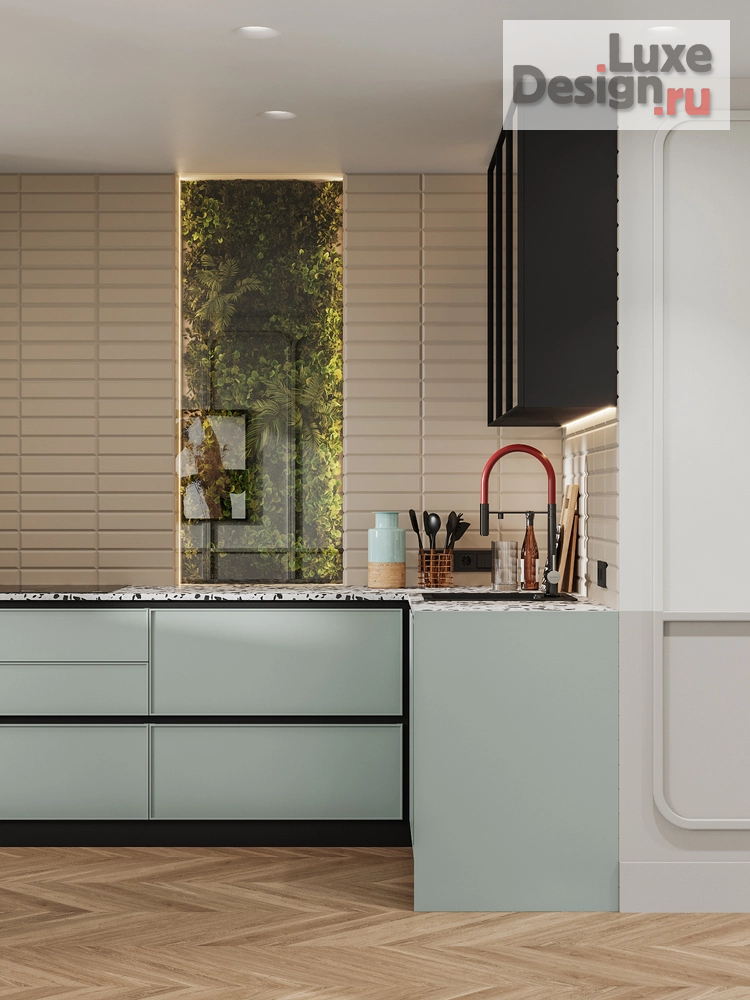 Дизайн интерьера двухкомнатной квартиры "Современный стиль с элементами неоклассики" (фото 48) от дизайнера Студия дизайна интерьера Марии Михайловой Дизайн интерьера двухкомнатной квартиры "Современный стиль с элементами неоклассики" (фото 48)