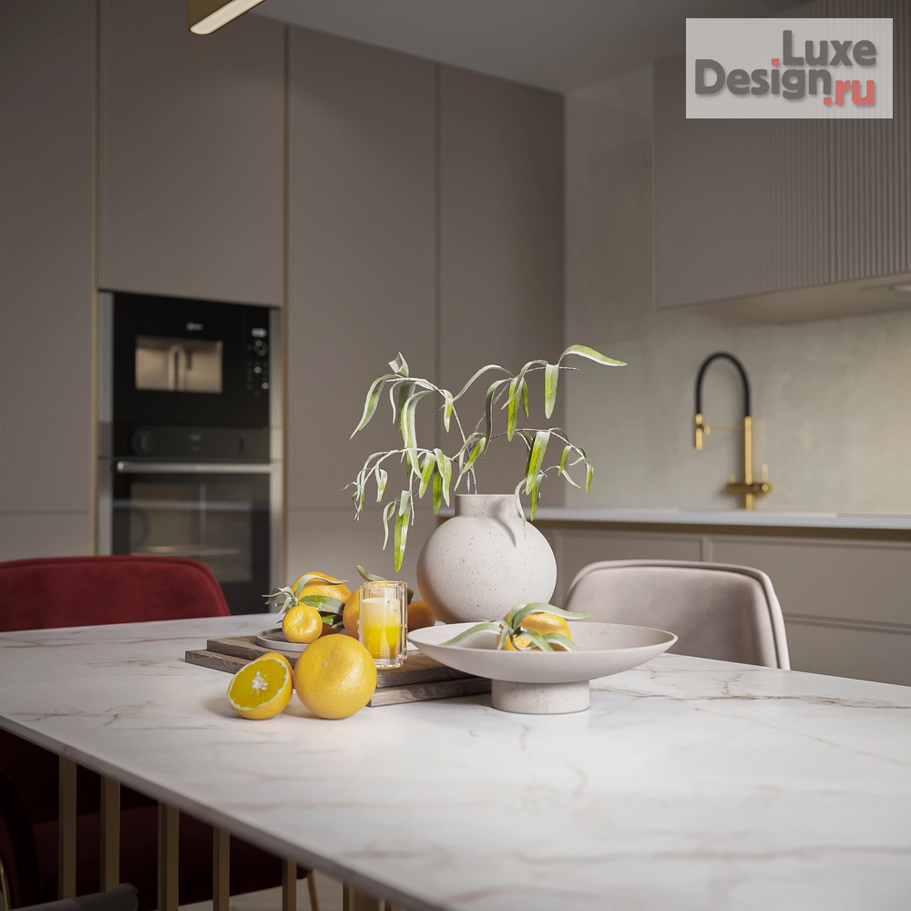 Дизайн интерьера трехкомнатной квартиры "Спокойный интерьер с интересными деталями" (фото 33)